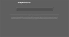 Desktop Screenshot of immgration.com